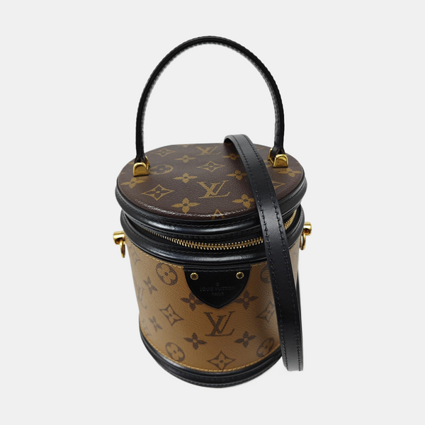 CANNES PM Monogram Coated Canvas Brown