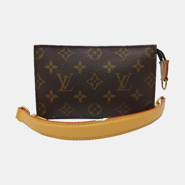 BUCKET Monogram Coated Canvas Brown