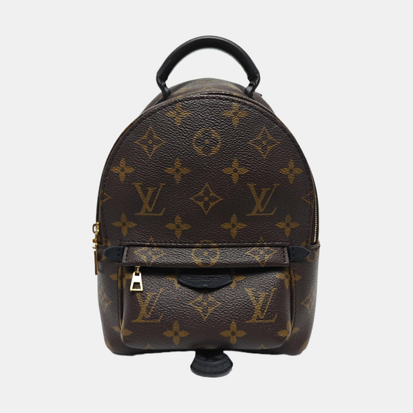 PALM SPRINGS Mini Monogram Coated Canvas Brown