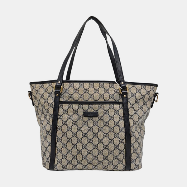 Monogram Coated Canvas Top Handle Bag Beige