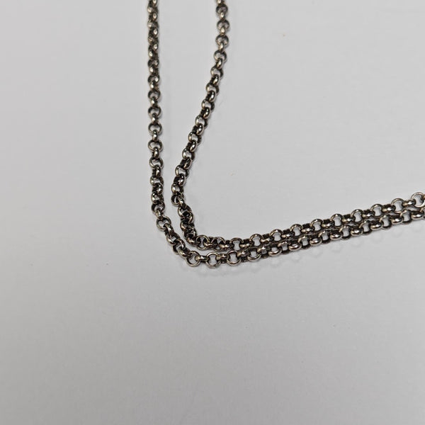 Interlocking G 925 Sterling Silver Necklace