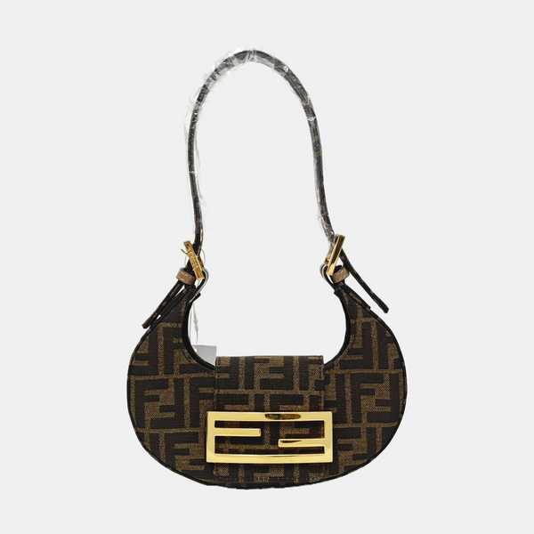 Cookie Mini Monogram Canvas Brown