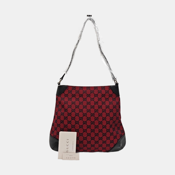 Monogram Canvas Top Handle Bag Red