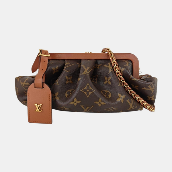 BOURSICOT Monogram Coated Canvas Brown