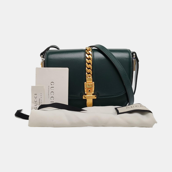 Sylvie 1969 Mini Calfskin Green