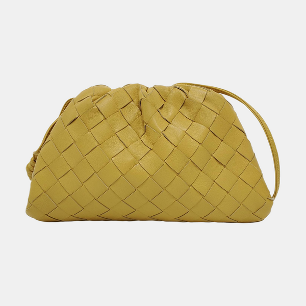 Authenticated pre-owned The Pouch Mini Lambskin Yellow - Crossbody Bag at Looply