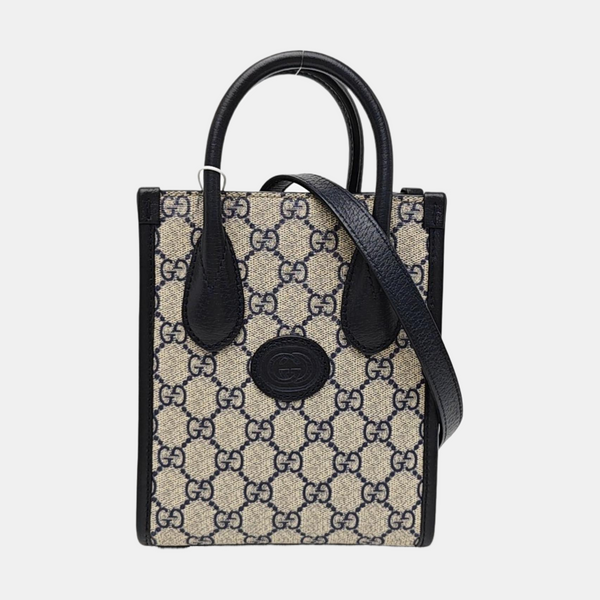 Retro Mini Monogram Coated Canvas Beige