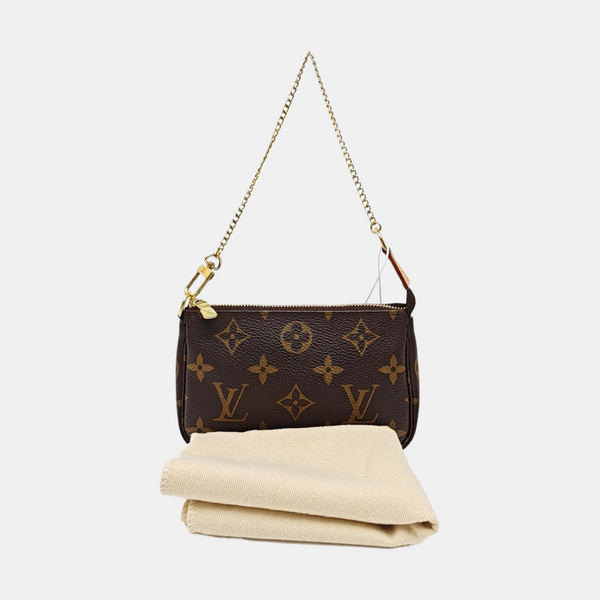 ACCESSOIRES Mini Monogram Coated Canvas Brown