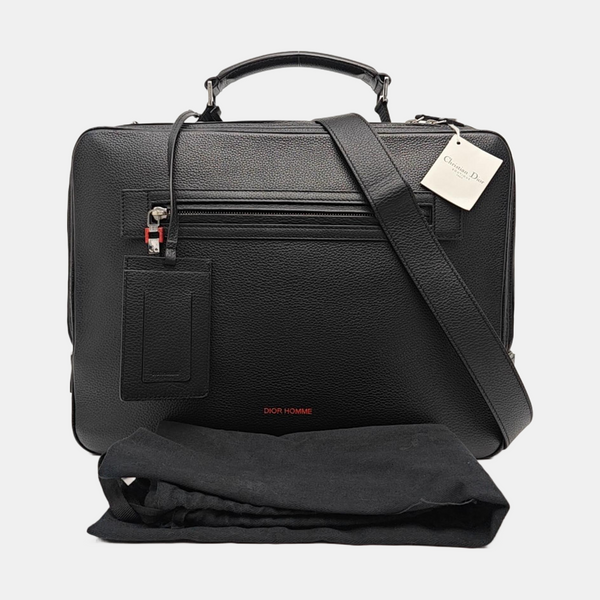 Calfskin Shoulder Bag Black