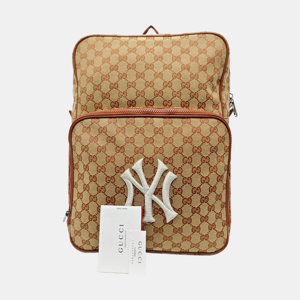 GUCCI X MLB Medium Monogram Canvas Brown