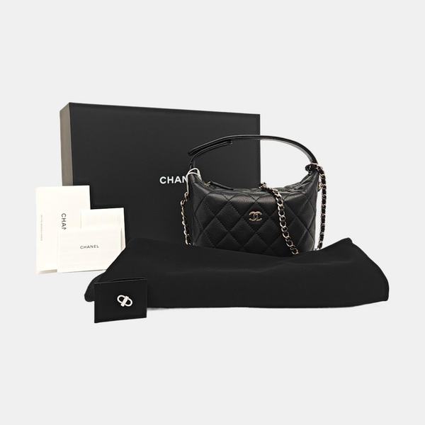 HOBO Quilted Grained Calfskin Black