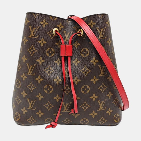 NÉONOÉ MM Monogram Coated Canvas Brown