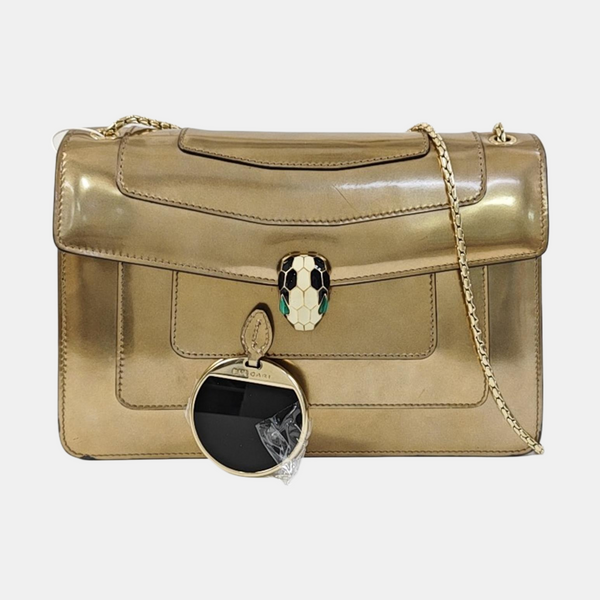 SERPENTI FOREVER Medium Calfskin Beige