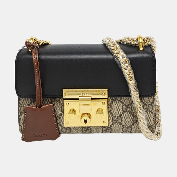 Authenticated pre-owned Padlock Small Monogram Coated Canvas Multicolor - Shoulder Bag at Looply