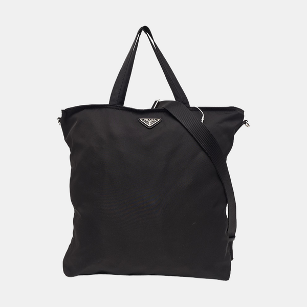 Nylon Shoulder Bag Black