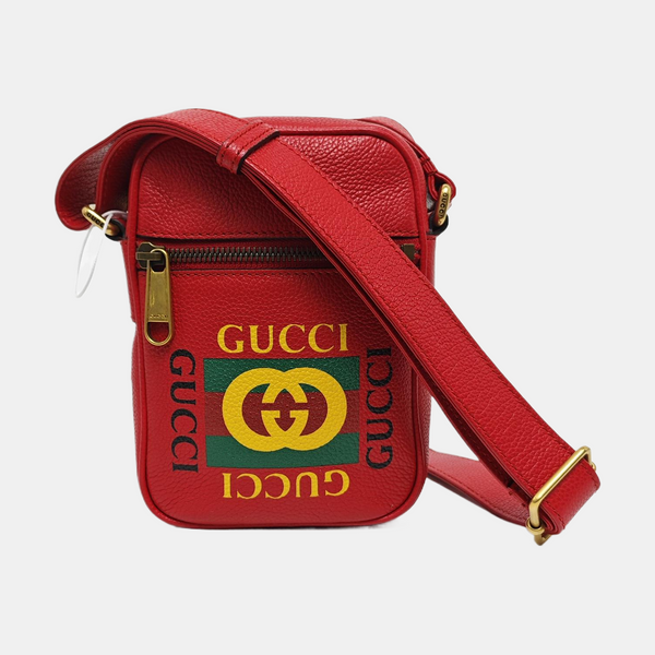 Print Calfskin Red