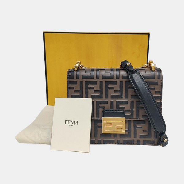 Kan U Small Calfskin Brown