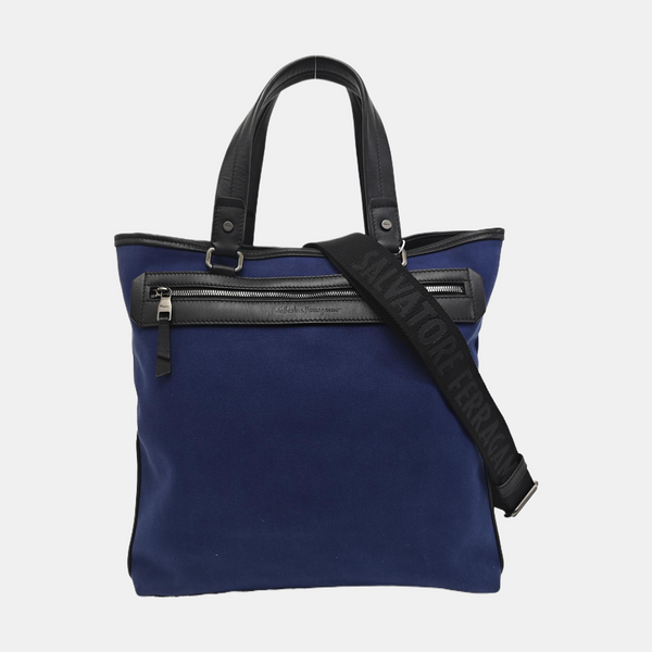 Canvas Shoulder Bag Blue