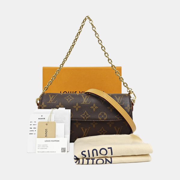 IVY Monogram Coated Canvas Brown