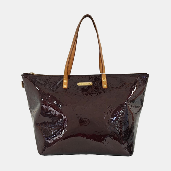 BELLEVUE GM Monogram Patent Leather Red