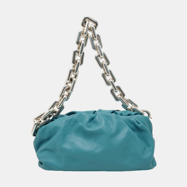The Pouch Mini Calfskin Blue
