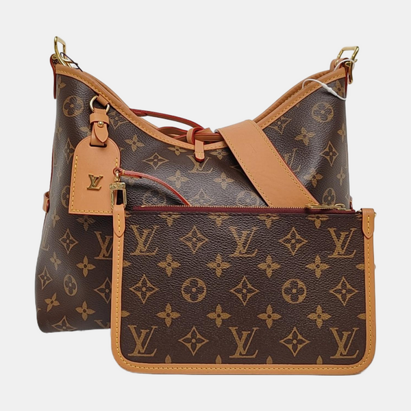 CARRYALL PM Monogram Coated Canvas Brown
