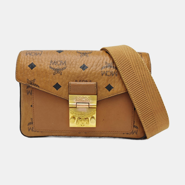 Viktor Visetos Small Monogram Coated Canvas Brown