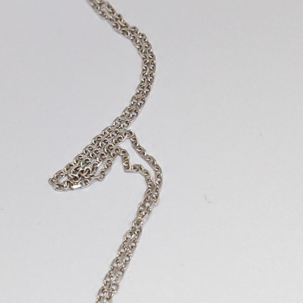 18k White Gold Silver Necklace