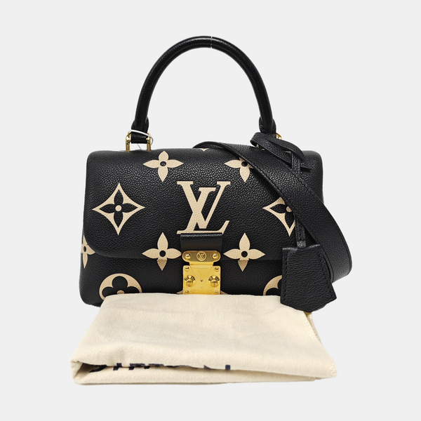 MADELEINE Monogram Calfskin Black