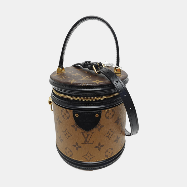 CANNES PM Monogram Coated Canvas Brown