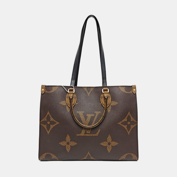 ONTHEGO MM Monogram Coated Canvas Brown