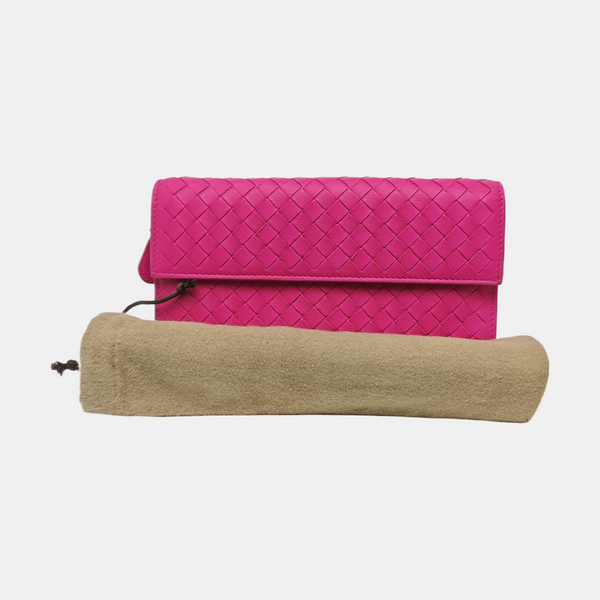Lambskin Wallet Red