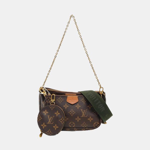 MULTI Monogram Coated Canvas Brown