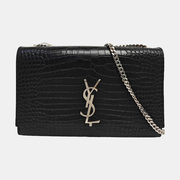 Calfskin Shoulder Bag Black