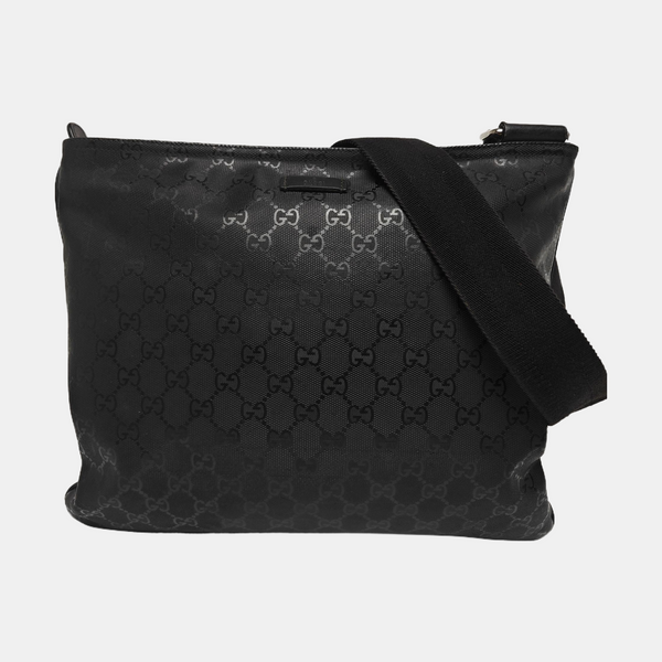 GG Imprime Monogram Coated Canvas Black