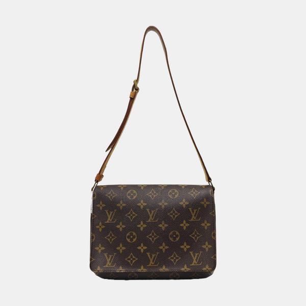 MUSETTE TANGO Monogram Coated Canvas Brown