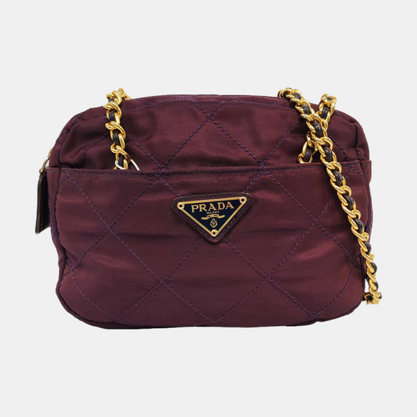 Quilted Nylon Purple