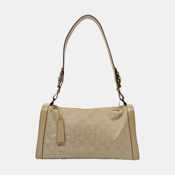 Monogram Canvas Top Handle Bag Beige
