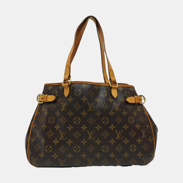 BATIGNOLLES GM Monogram Coated Canvas Brown
