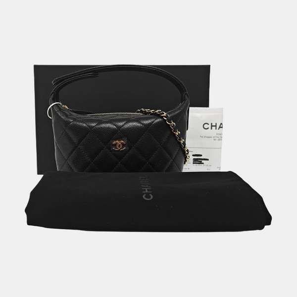 HOBO Quilted Lambskin Black