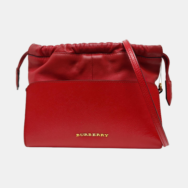 Calfskin Shoulder Bag Red
