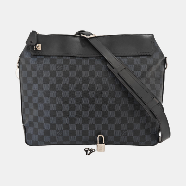GREENWICH Damier Coated Canvas Blue