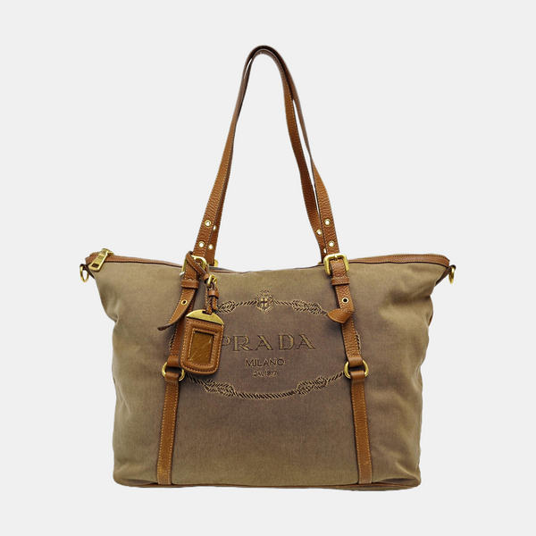 Canvas Tote Bag Brown