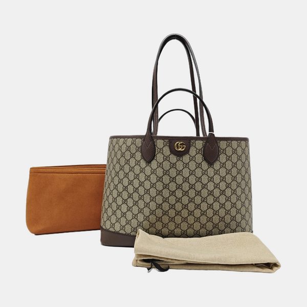 Monogram Coated Canvas Top Handle Bag Beige