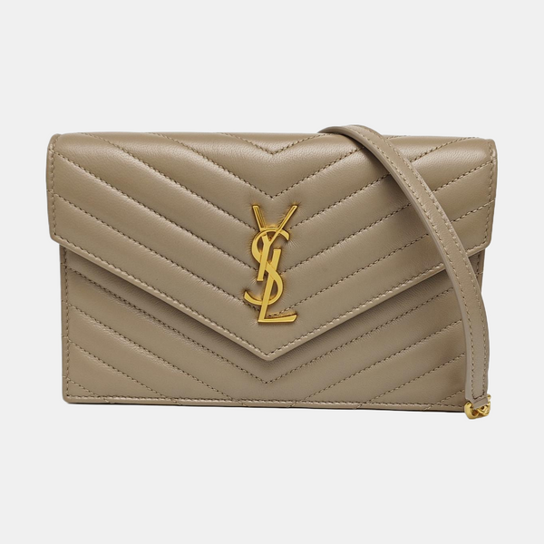 MONOGRAM WOC Chevron Calfskin Beige