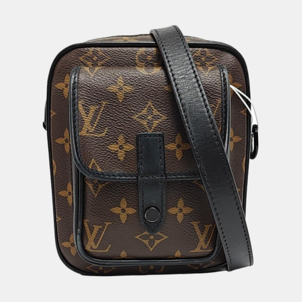 CHRISTOPHER Monogram Coated Canvas Brown