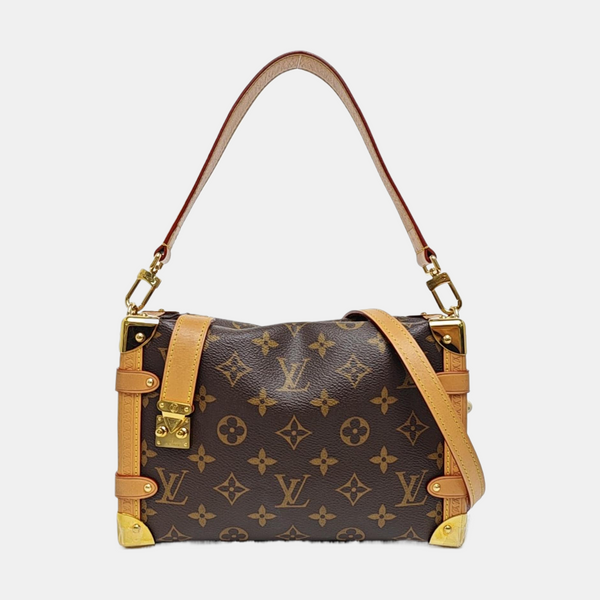 SIDE TRUNK MM Monogram Coated Canvas Brown