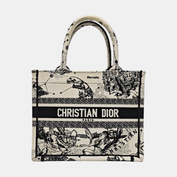 Book Tote Small Canvas White