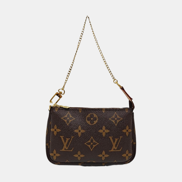 ACCESSOIRES Mini Monogram Coated Canvas Brown