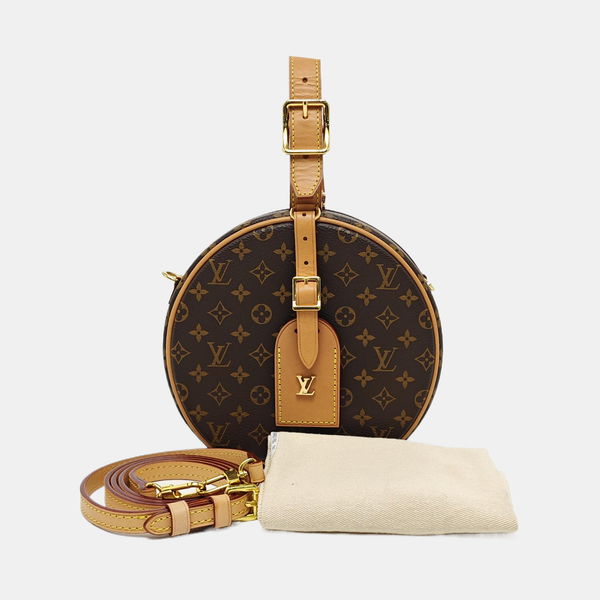BOITE CHAPEAU PM Monogram Coated Canvas Brown